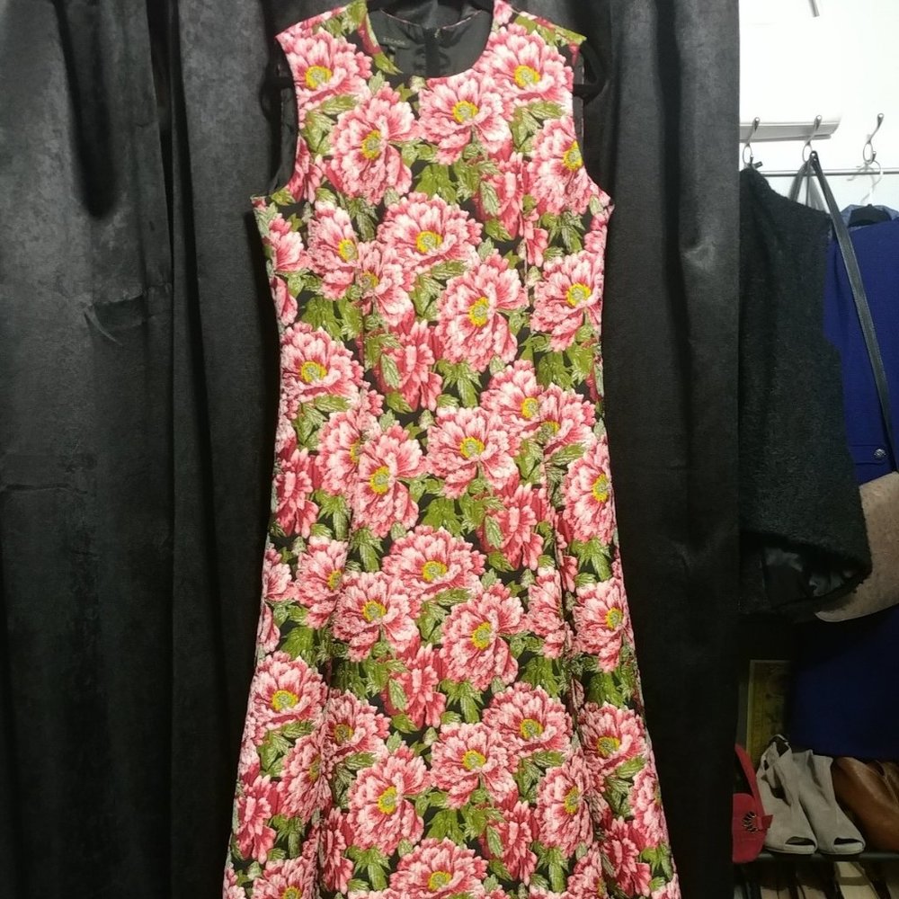 Escada Floral Dress - Size 12